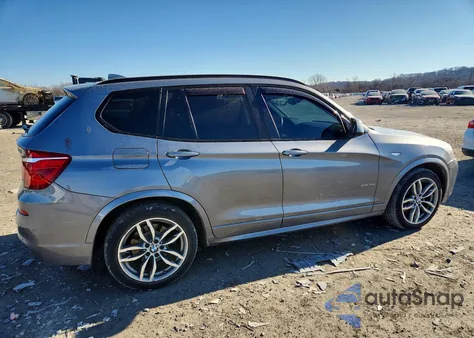 2015 BMW X3 xDrive35I z USA, uszkodzony, nr VIN 5UXWX7C55F0K34003